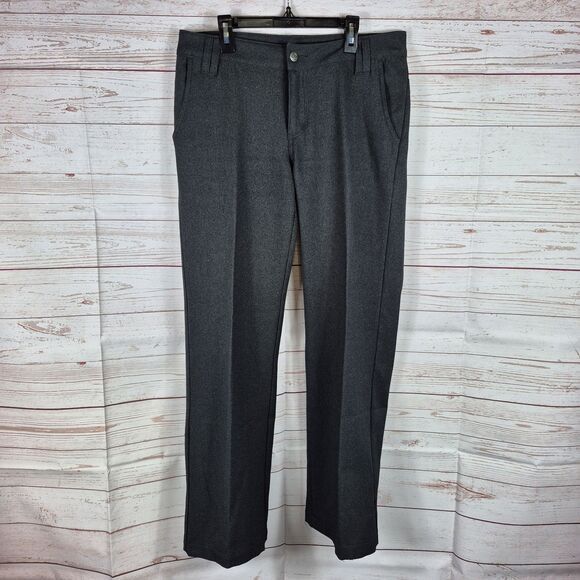 Woolrich Pants Womens Size 6 Charcoal Heather Gray Straight Leg Career Office - Picture 1 of 7